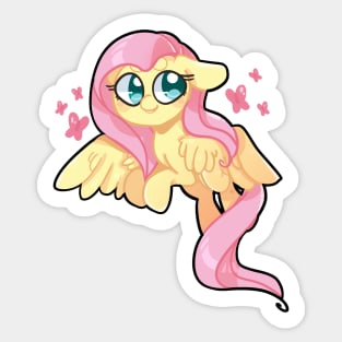 Flutterbye Sticker